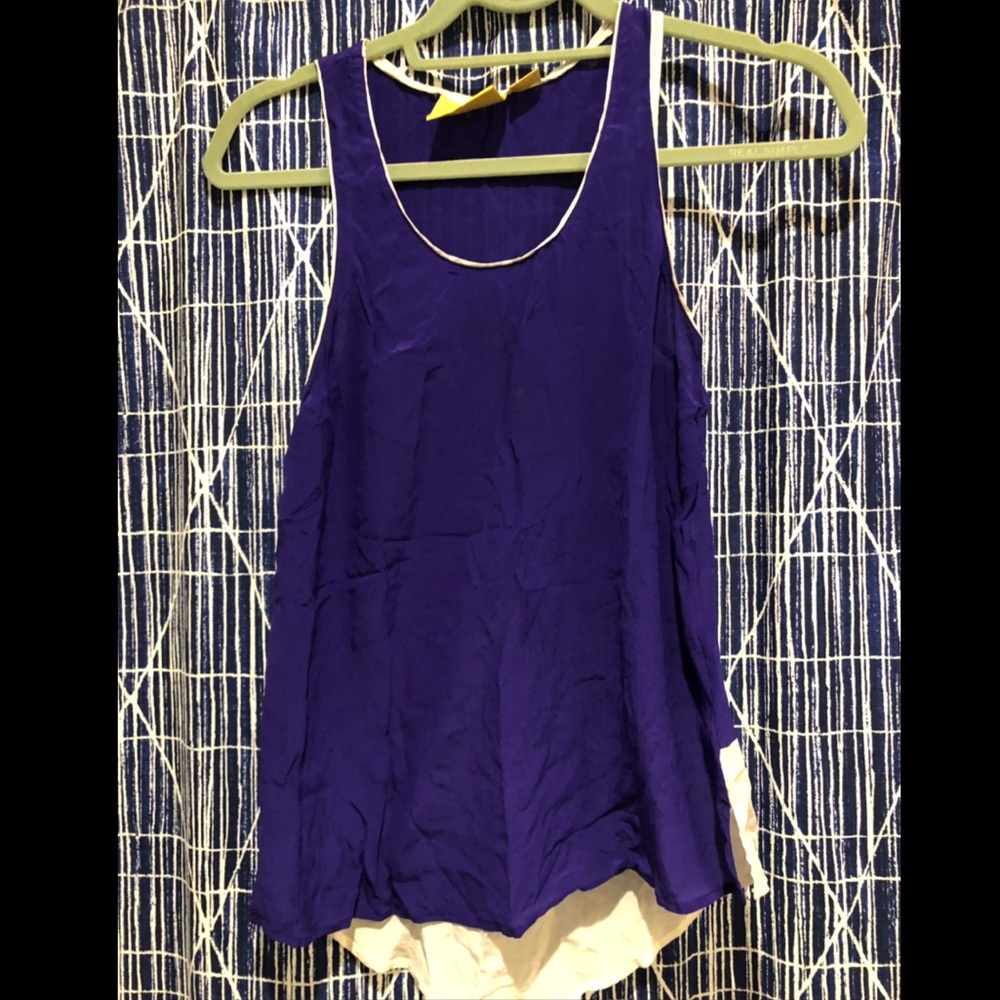 Maeve Silk Hi Low Tank, 2